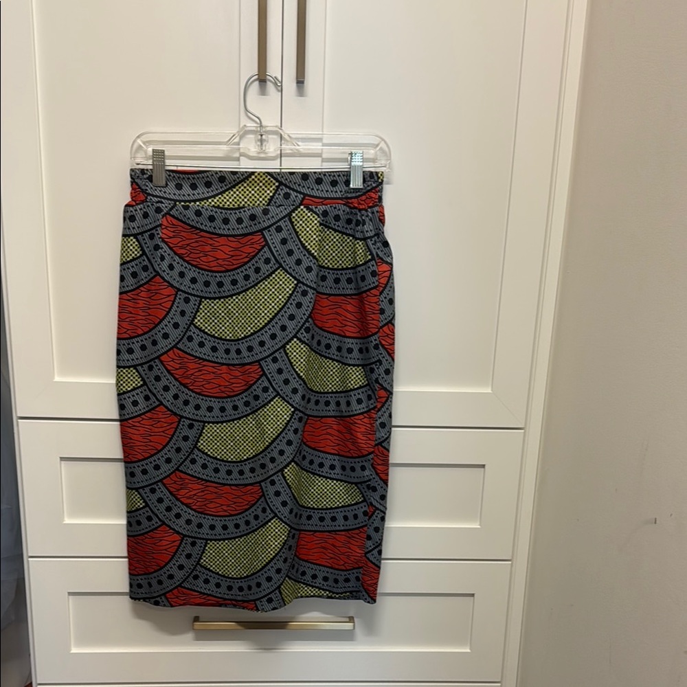Stylish Multicolor Patterned Women's Skirt